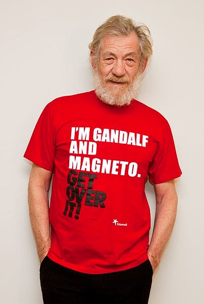 I'M GANDALF AND MAGNETO. GET OVER IT!